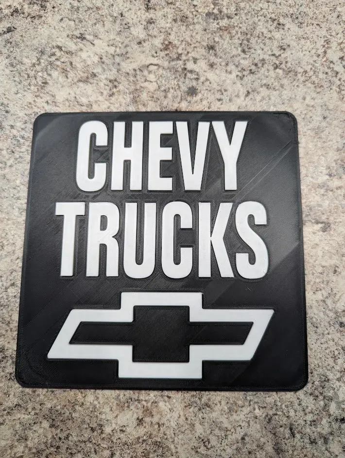 Segno / targa Chevy Trucks
