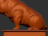 Exotic bully sitting-1