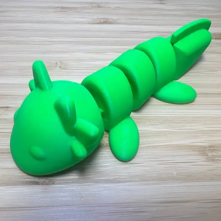 Шарнирный аксолотль - Игрушки и игры - PLA - изделие 3D-печати - фото 9
