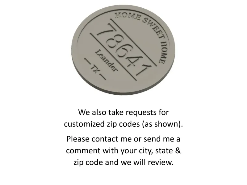 78641 Leander TX Coaster w/Holder (holds 6)