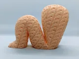 Knitted Worm (cute)-3