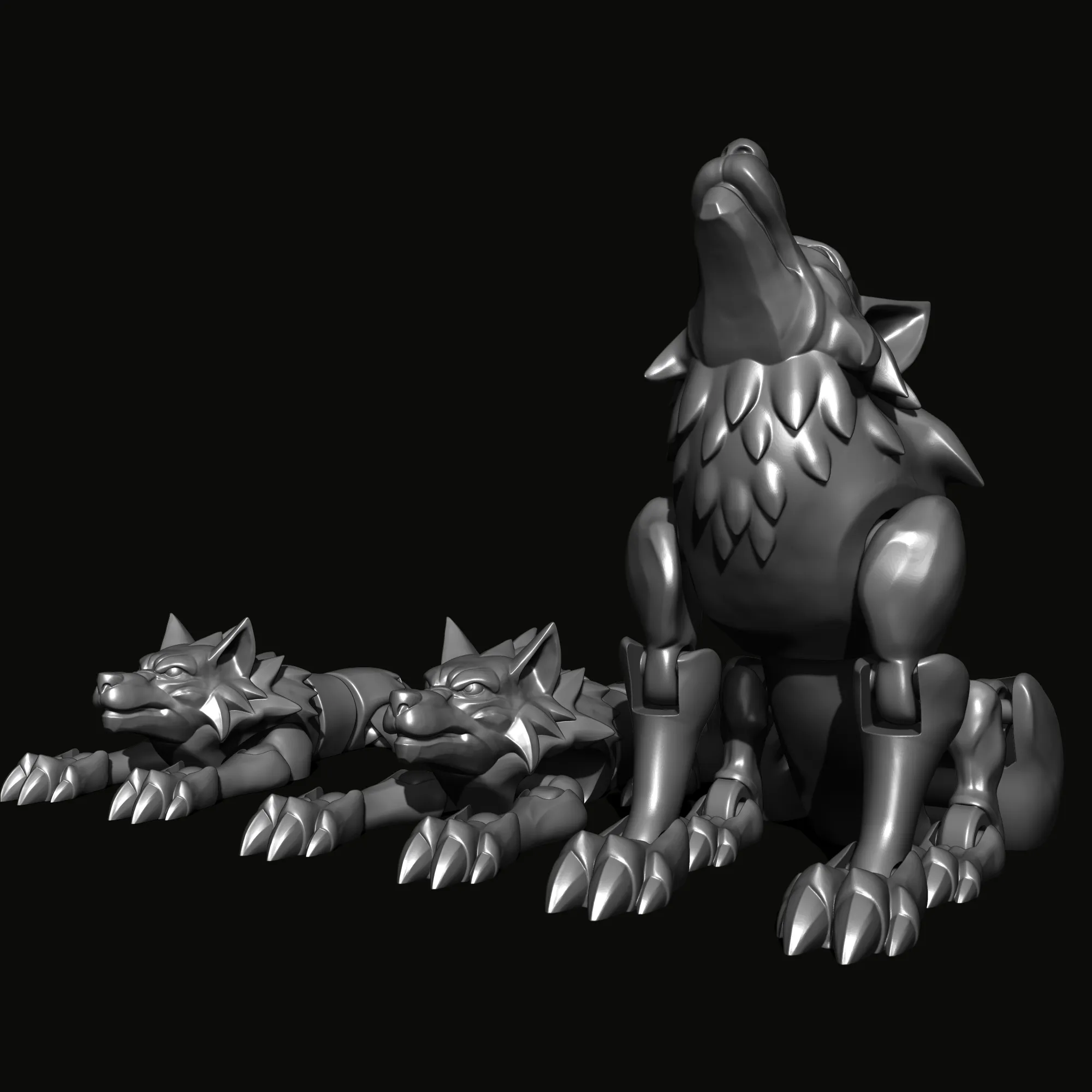 Articulated Wolf - Multiple Flexibility Versions