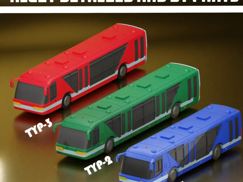 Neoplan Apron Buses (3 IN 1) V1