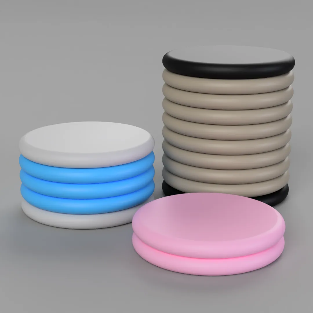 Cute Threaded Containers - Multicolored