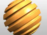 MODERNES DEKOR 3D KUGEL-1