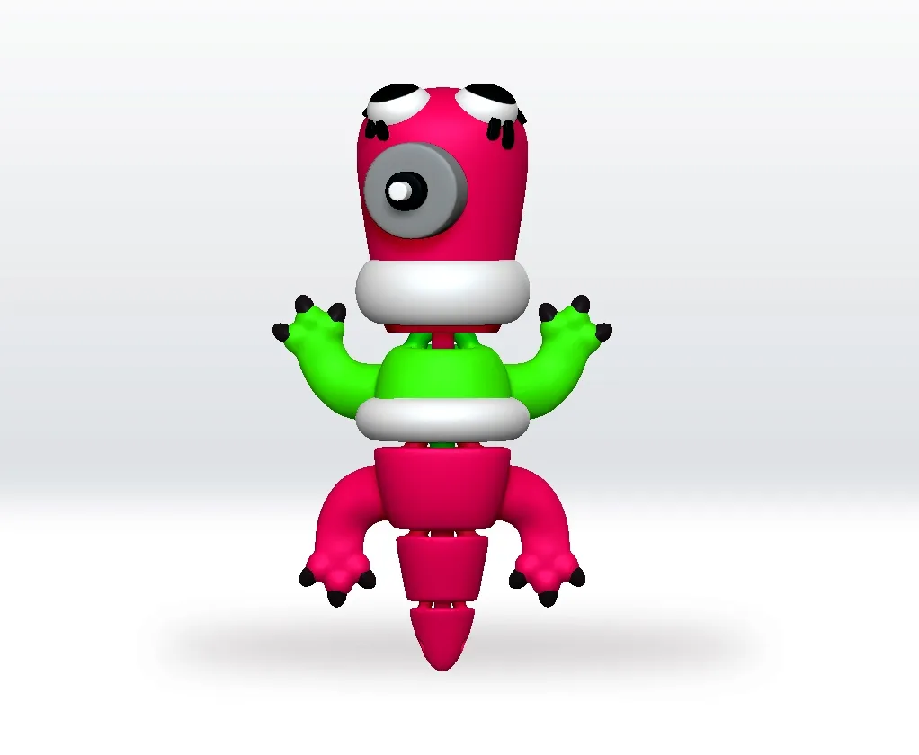 Bobette Dandys World Flexi Articulated STL 3D Model