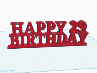 Happy Birthday 29