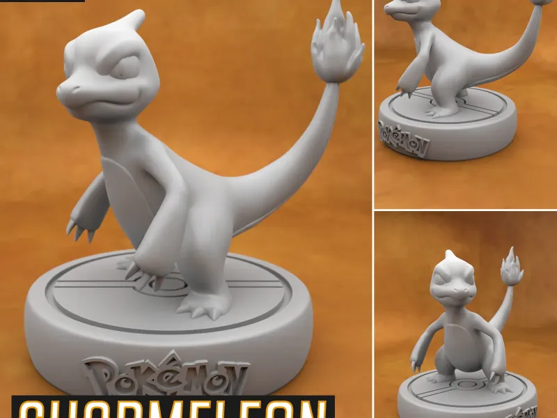 Charmeleon - Reptincel (Pokémon) - STL - Impression 3D