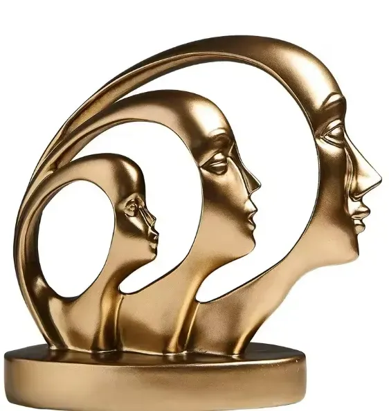 Family statue - Decoration - Home interior statue - 3D print