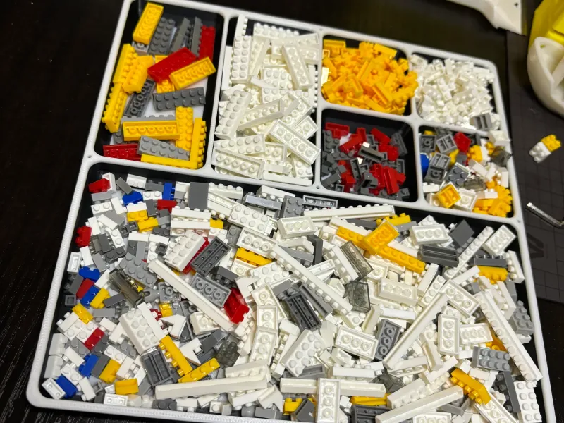 Tabuleiro de seleção de Lego