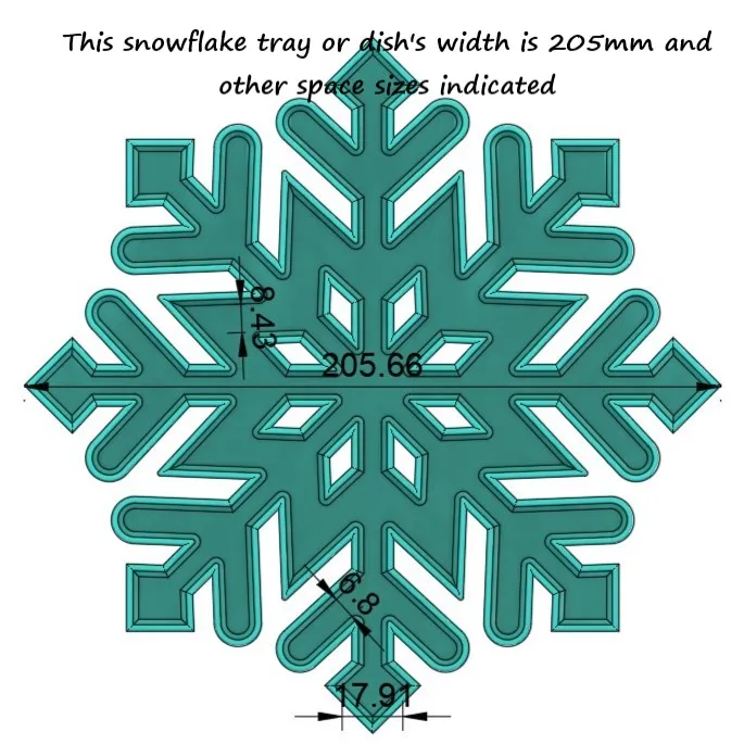Sensory Play Trays - Snowflakes for winter or Christmas