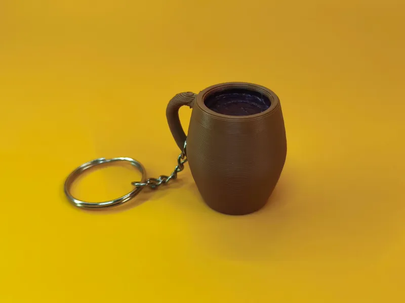 Clay Mug Keychain (2v full or empty)