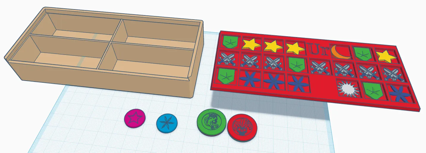 Royal Game of Ur - Regatta Game (SoulFrame)
