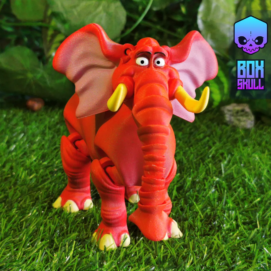 TANTOR TARZAN'S ELEPHANT - FLEXI - ARTICULATED FIGURE, PRINT