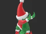 Grinch themed rude gnome-3
