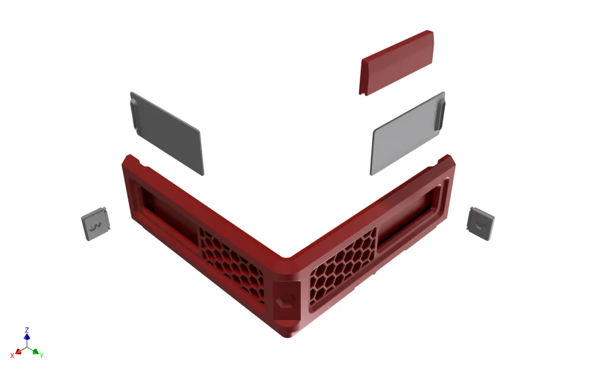 K1 & K1C RAISER / DECKEL / TOP COVER / UPGRADE (VERSION 1)