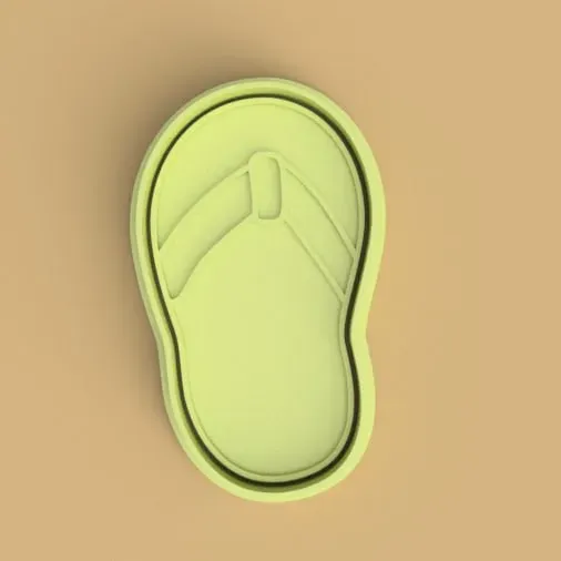 cortante + estampa de ojota / flip flops cutter + stamp