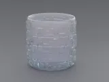 Pen Holder Squares Pattern-1