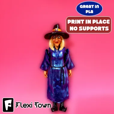 Flexi Print-in-Place Witch-0
