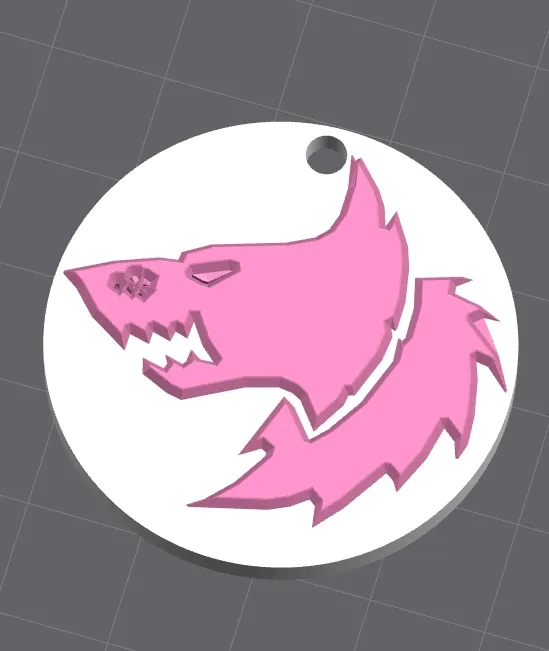 Home print settings: Warhammer 40K - Space Wolf Keychain.3mf