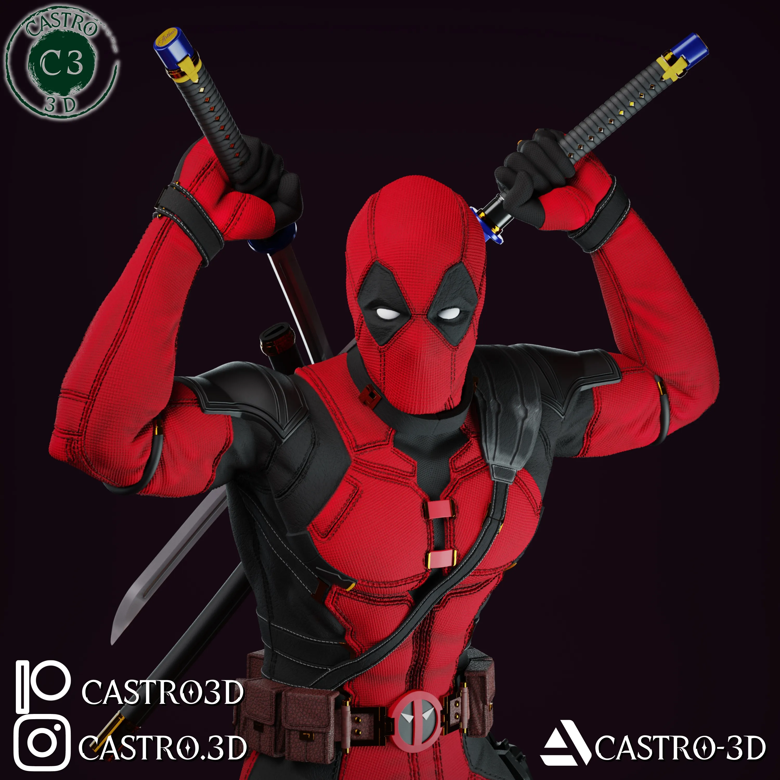 Deadpool - Deadpool und Wolverine Fankunst