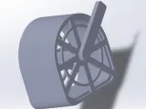 rol box with handle for tightening thread or yarn-2
