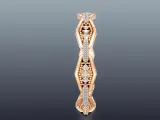 Diamond Chain Link Ring-6