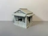 Modelo em Miniatura da Casa de Chá "Fangcun"-1
