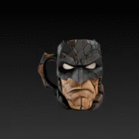 Batman Wood Stone Mug-2