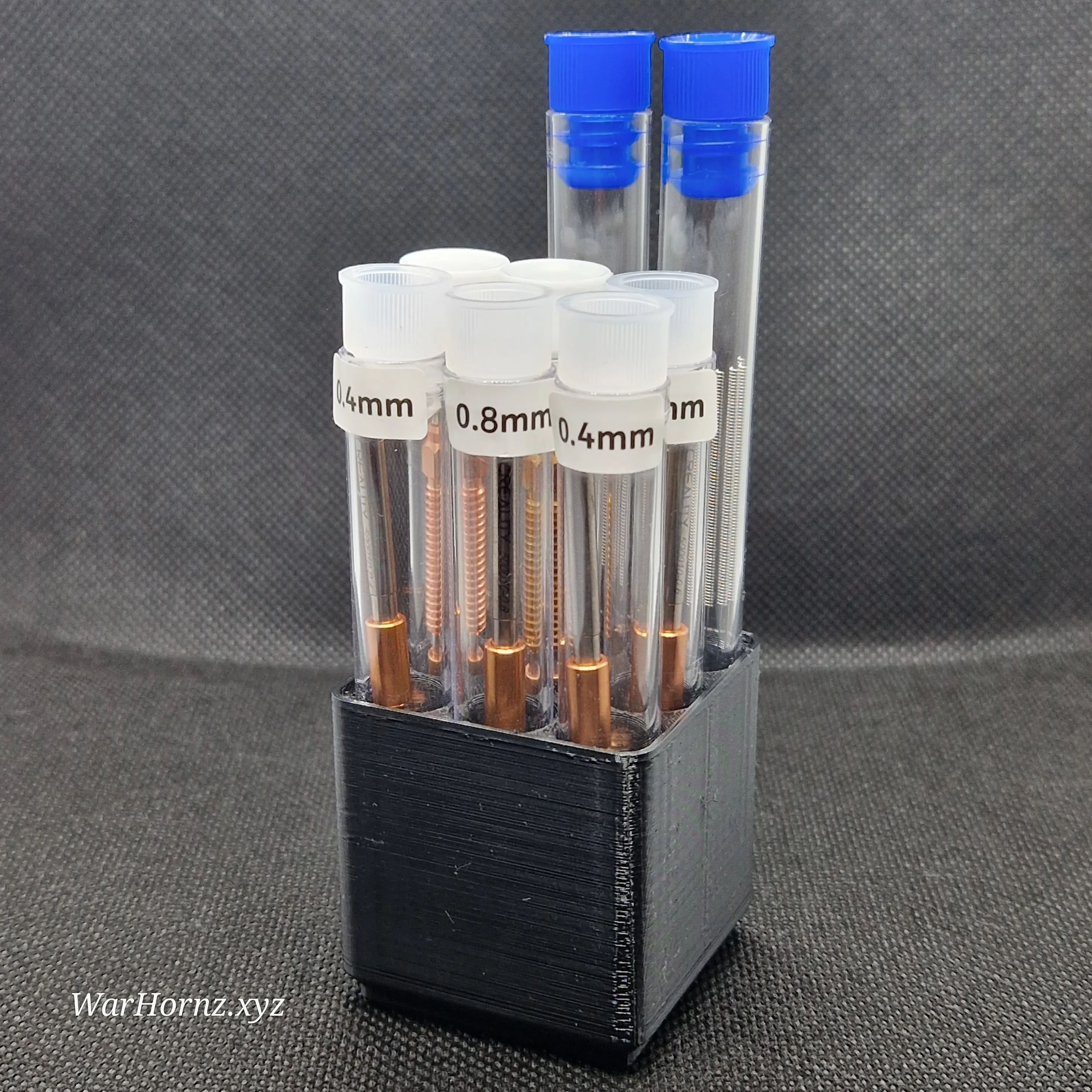 Gridfinity Bin for K1C Nozzle Tubes