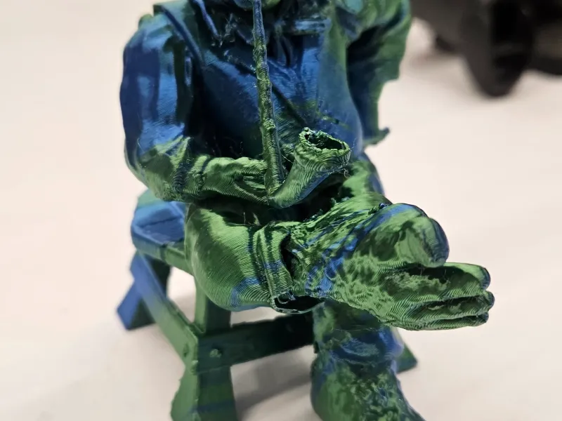 Hobbit Smoking Pipe on Stool