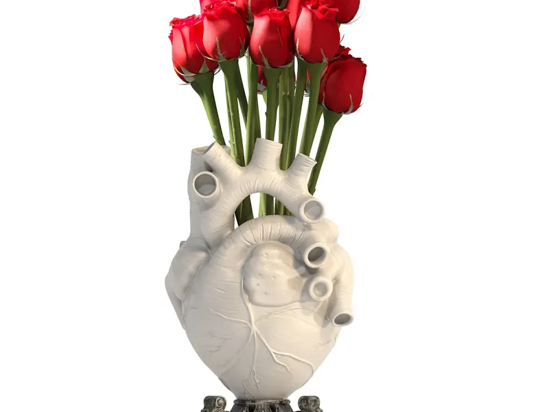 Heart vase
