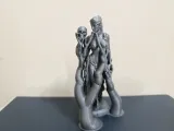 Dark Muse – Sexy NSFW Gothic Statue with Skull-3