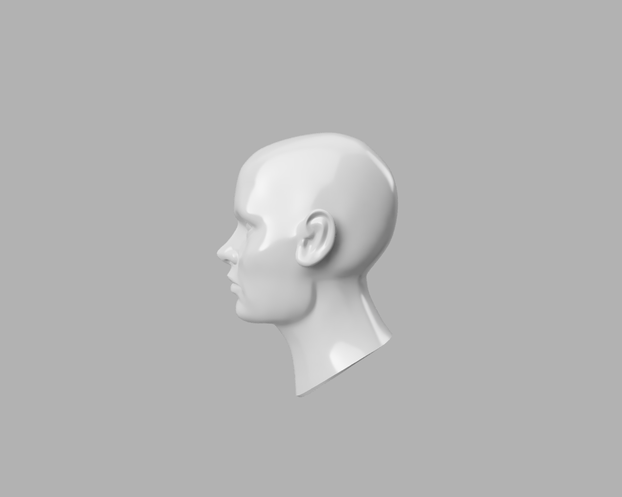 Human Head 3d Model 