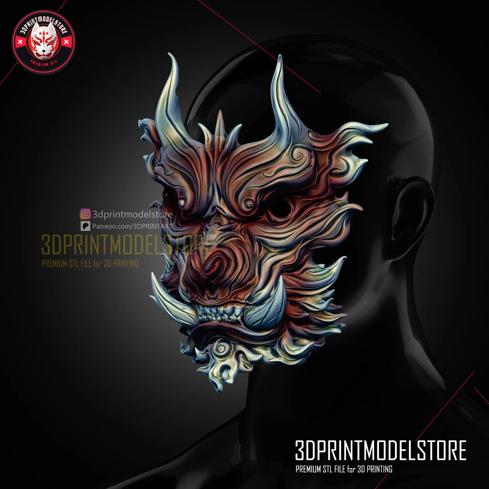 Black Myth Wukong - Bronze Monkey Mask - Premium STL