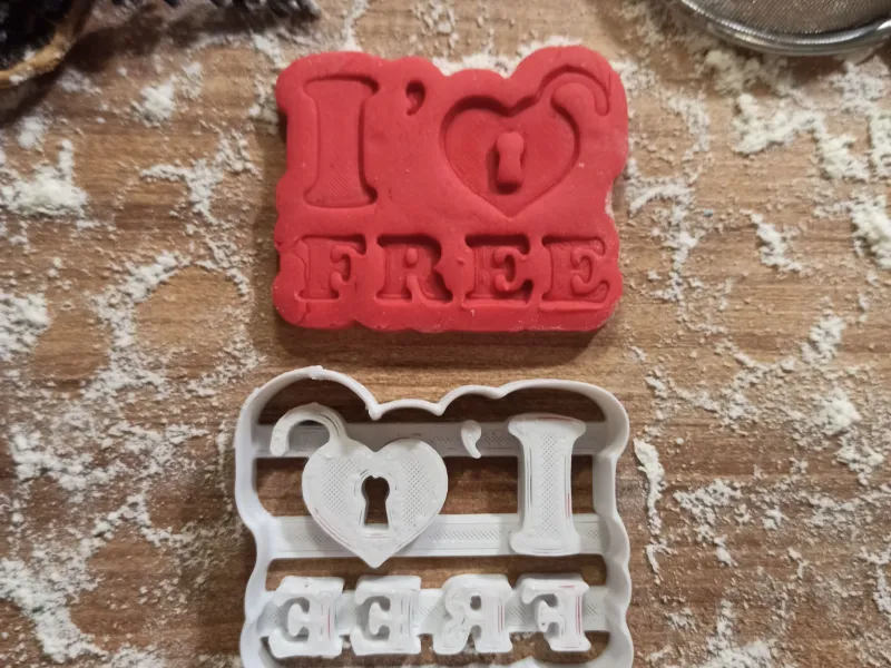 Emporte-pièce à biscuits et à argile "Je suis libre" pour divorcés, drôle de figurine de divorce