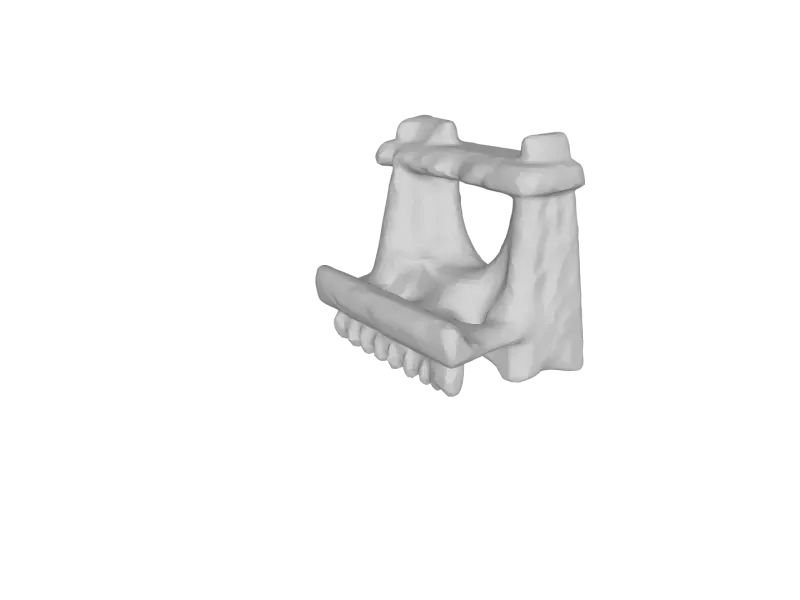 Stone age inspired sponge holder