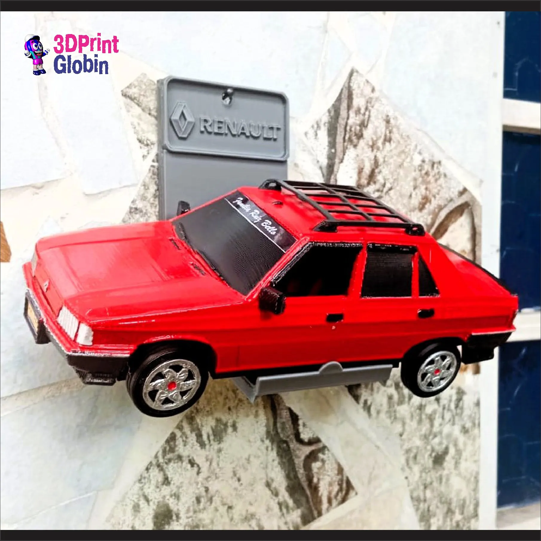 Renault 9 Brio - Incluye Soporte de Pared