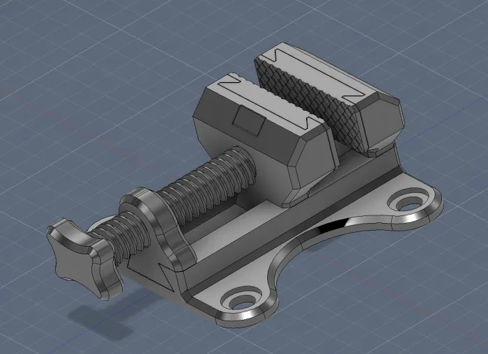 Modular Mini Bench Vise with Suction Cups - Tools - PLA - 3D printed product - фото 9
