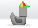 Sprunki Mr Fun Computer Duck STL, 3mf, Obj, 3D Model-4