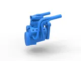 Engine for Vintage Monster tank Scale 1:25-0