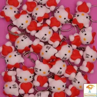Heart Kitty Multicolor Keychain-1