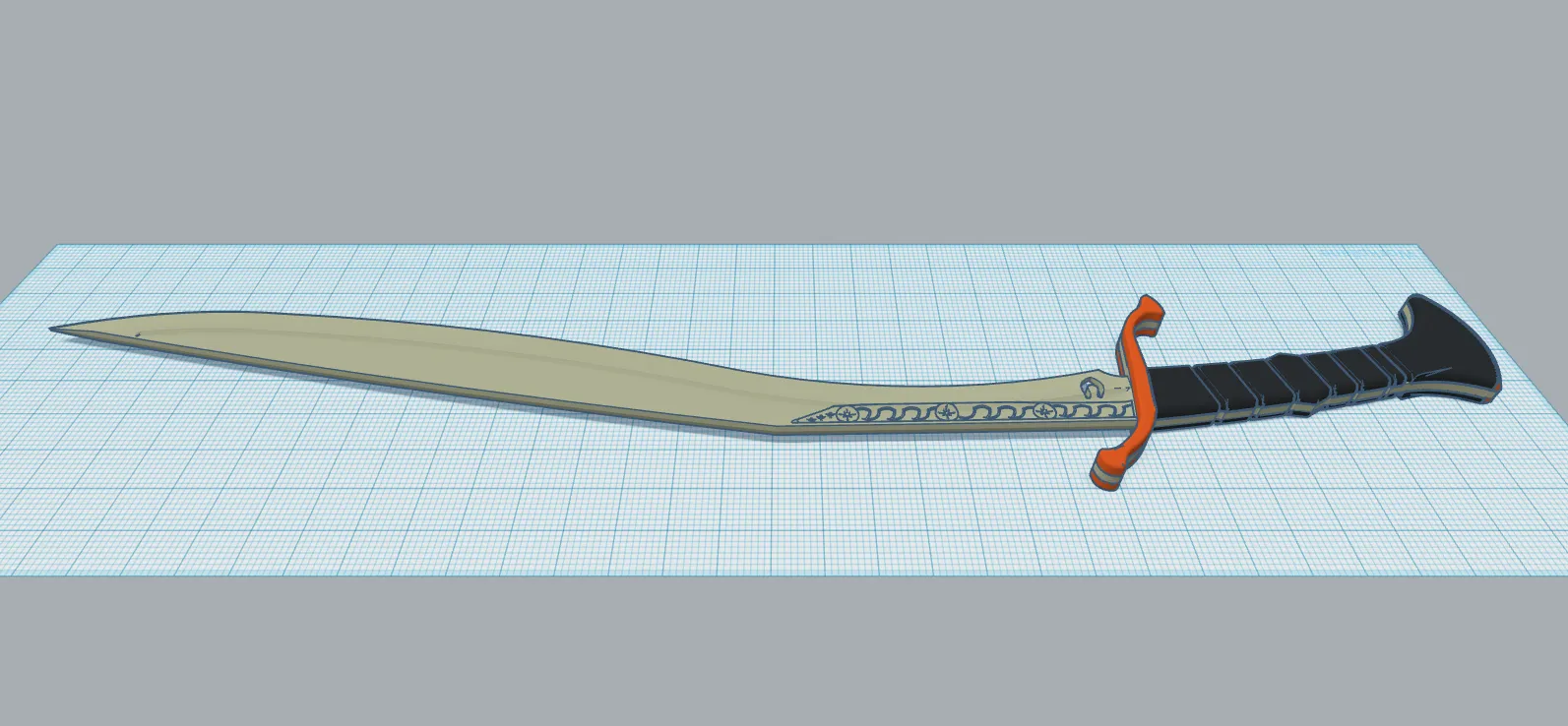 24.5 Inch Chitlangi Talwar Sword