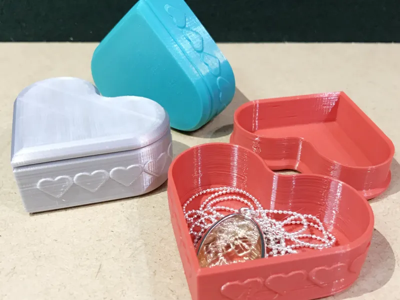 Caja de joyas, Caja de corazón