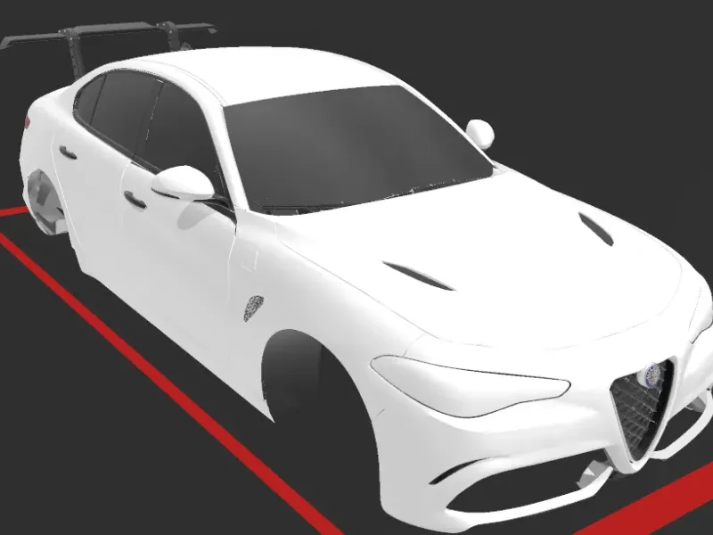 Alfa Romeo Giulia sport body RC