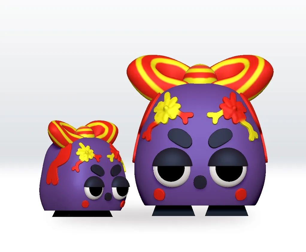 Pretty Present Coal Dandy's World 3D STL Model Fanart STL