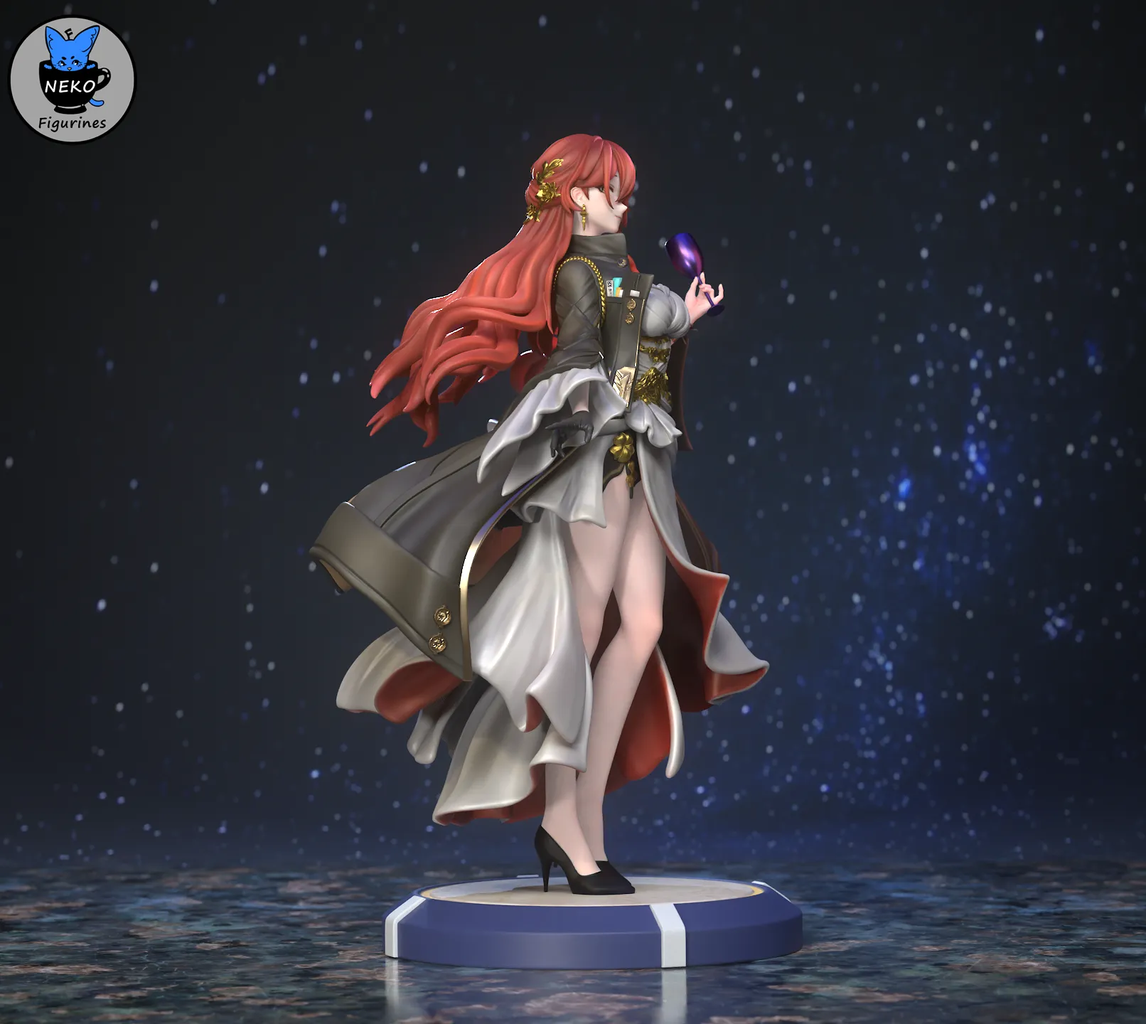 Himeko - Honkai Star Rail Game Figure For 3D Printing
