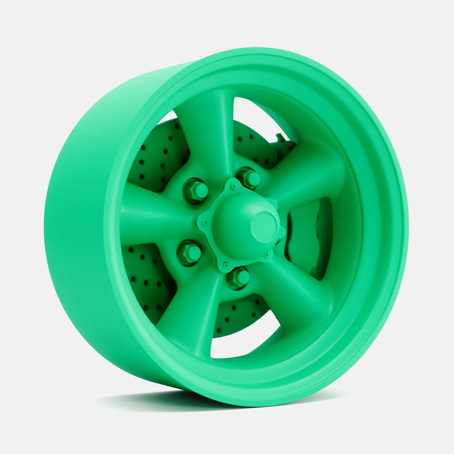 1/24 Scale, 15x7 Torq Thrust D Wheel and Brake