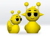 Sprunki Yellow Duck STL file, Sprunki 3D Model Character-0