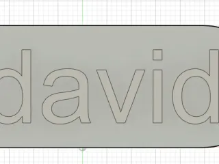 david keychain